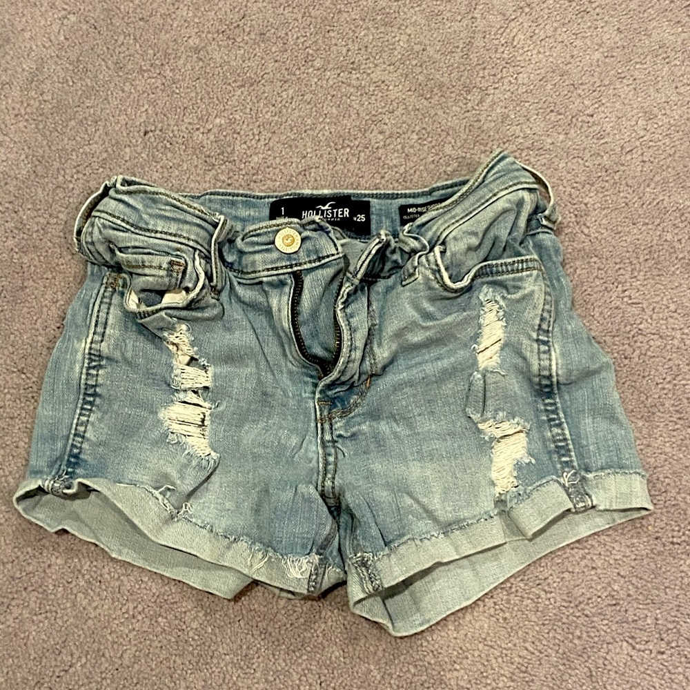 hollister jean shorts